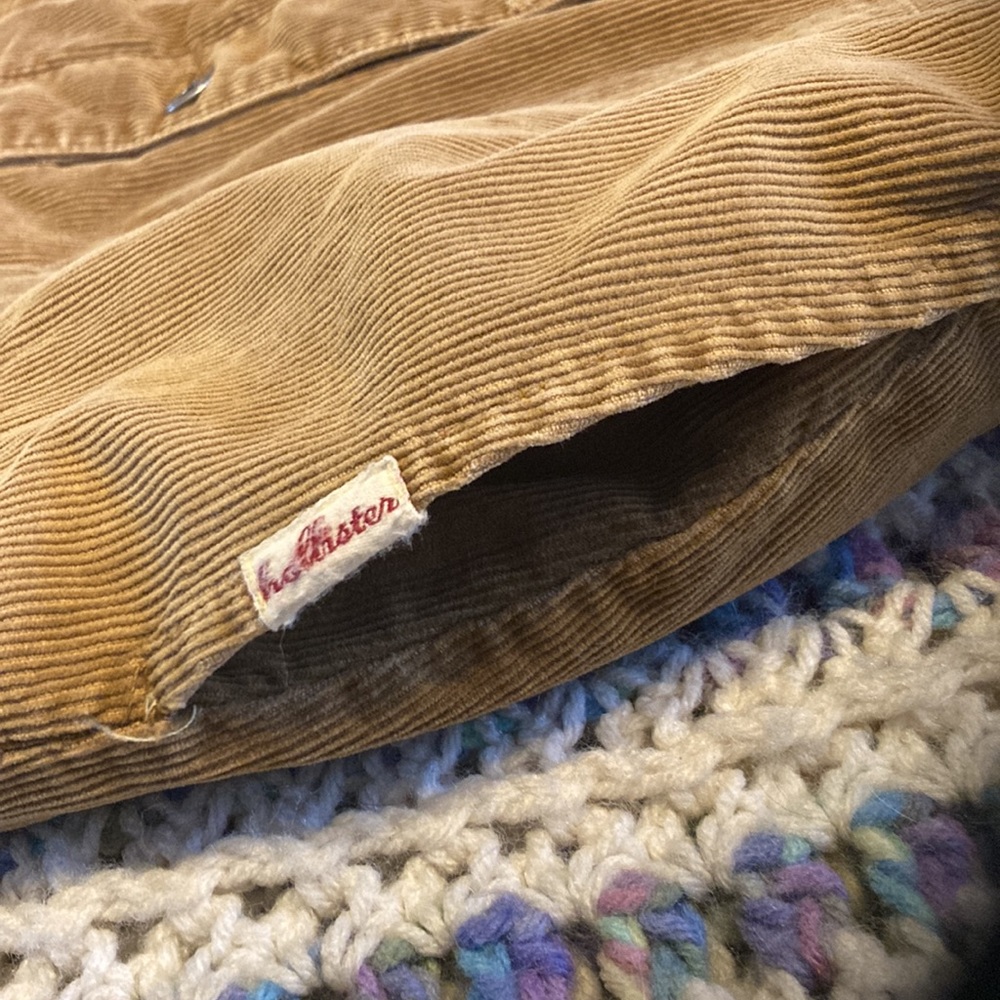 Hollister Brown Jacket with Cream Faux Fur Collar - Picture 5 of 7